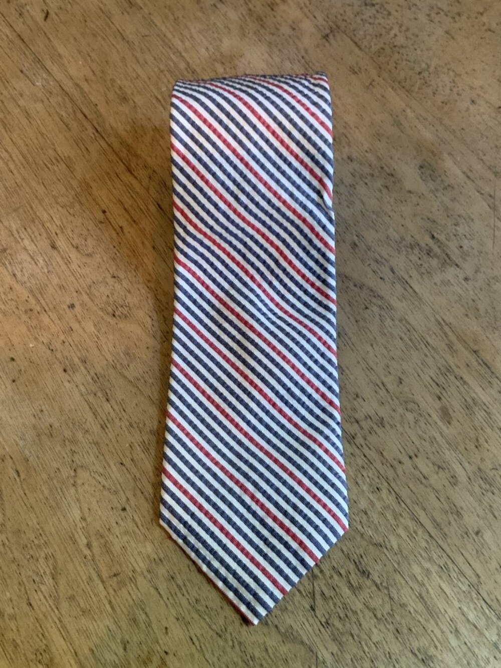 Red-White-and-Blue Striped Tie. J.Crew Factory